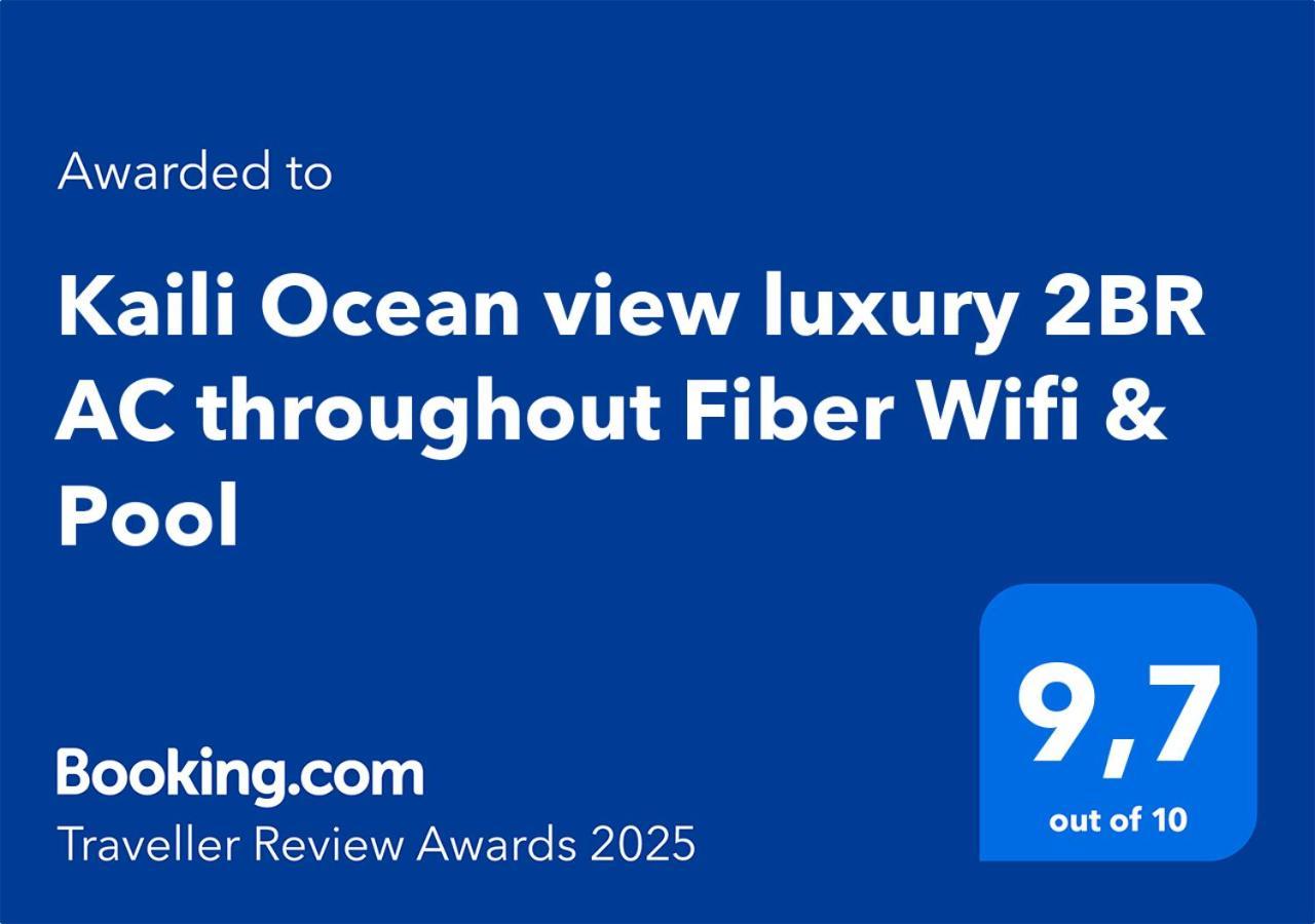 Kaili Ocean View Luxury 2Br Ac Throughout Fiber Wifi & Pool Apartment ปาเปเอเต ภายนอก รูปภาพ